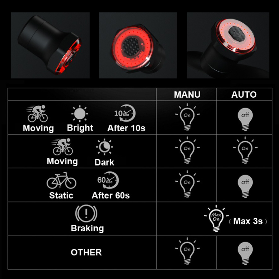 Bicycle night riding tail light – Bild 9