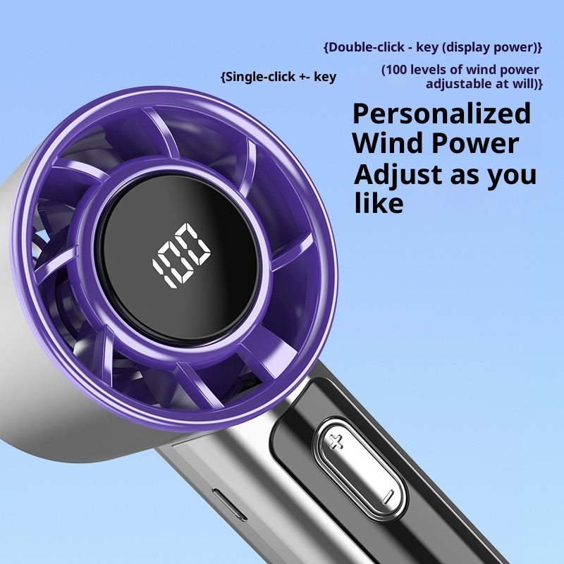 USB Mini Portable Rechargeable R1 Handheld Fan – Bild 3