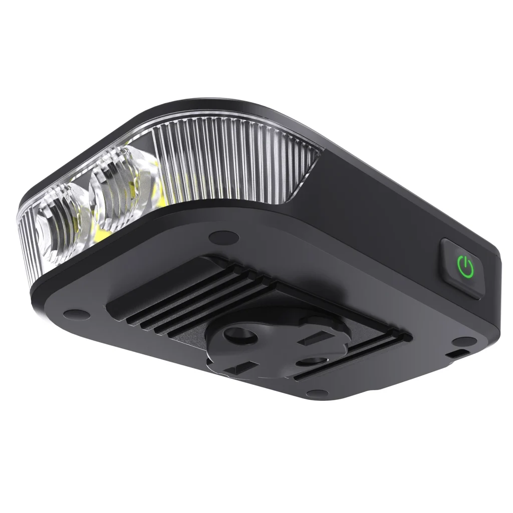 RAVEMEN FR500 Bike Headlight For Garmin Wahoo XOSS IGPSPORT Magene GPS USB-C Rechargeable Bicycle Front Light Daytime Safety Night illumination with AGM04 Gropo Adapter